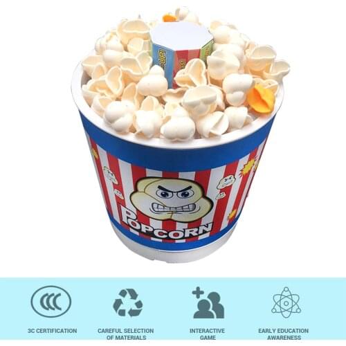 1pcs Electric Popcorn Toy Children Play House Parent-Child Interactive Toy Desktop Game Fun Toy For Kids New Year Gifts