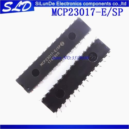 1pcs/lot MCP23017-E/SP MCP23017-E MCP23017 DIP-28 new and original