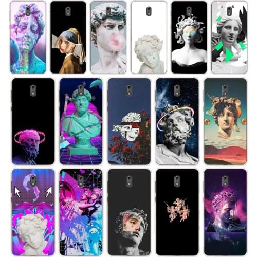 11Alternative statue art Popular Silicone TPU Protective Cover Phone Case On Case For Nokia 2 2.3 3 3.1 5 5.1 Case Soft