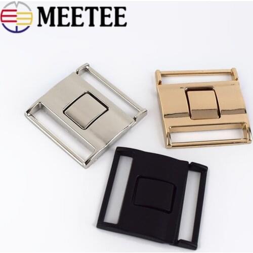 2Sets 40mm Metal Belt Buckles Women Coat Windbreaker Belt Clasp Buttons DIY Sewing Clothing Bags Decoration Accessories