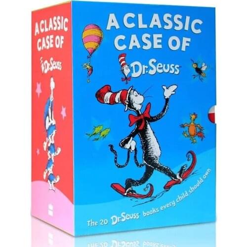20 Books/Set A Classic Case of Dr. Seuss Children Fun Interesting English Picture Story Book 3-11 Years Kids Learning Toys