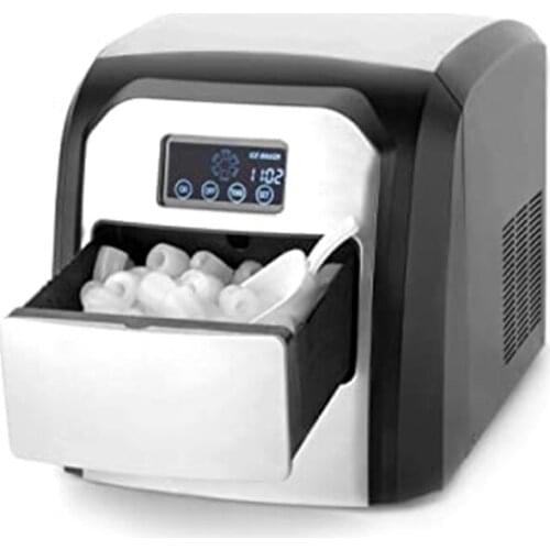 Household Compact Countertop Automatic Compressor Cooling Home Mini Round Ice Cube Ice Maker