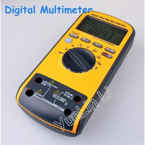 6600 Counts TRUE RMS Safety Digital Multimeter Fit Backlight with USB Interface VA42R