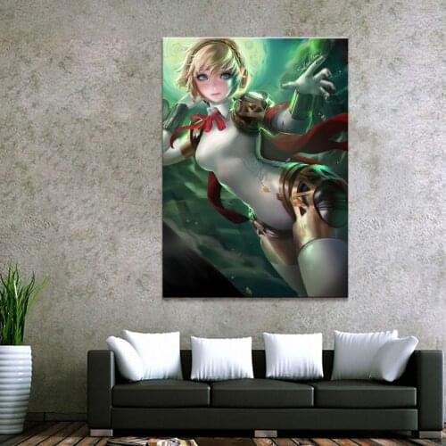 Home Decor Canvas 1 Piece Cute Sexy Anime Machine Girl Art Posters and Prints Painting Home Decoration Wall Pictures Bedroom