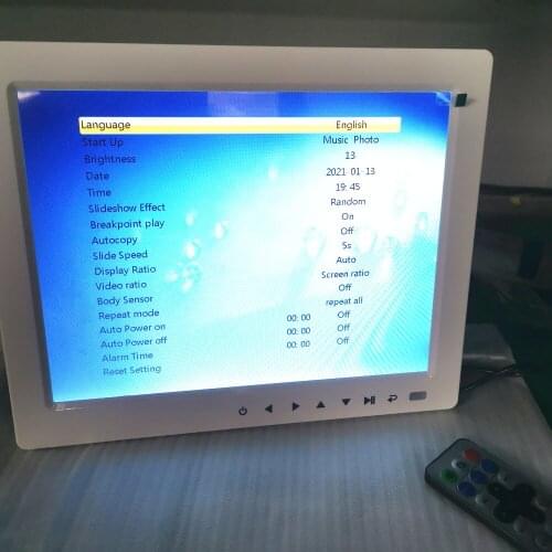 HDMI New10.4 inch Screen IPS Backlight 1280*800 Digital Photo Frame Electronic Album Picture Music Movie Full Function Good Gift
