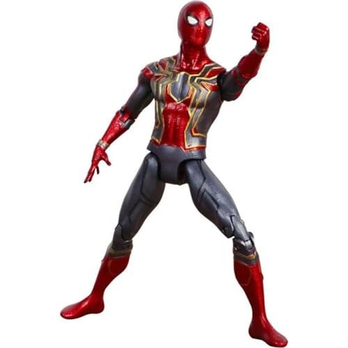 2018 17cm Marvel Toys Avengers Infinite War Spiderman PVC Action Figure Superhero Figures Spider-man Collectible Model Dolls Toy