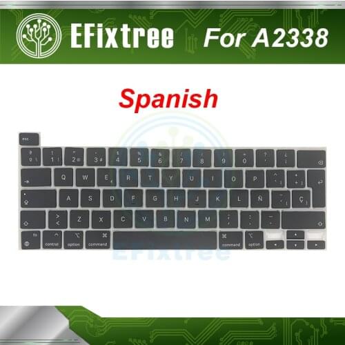 Laptop A2338 Key Keycap Key Cap Keyboard Spanish SP For Macbook Pro Retina 13" Touchbar M1 2020 Replacement