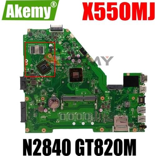X550MJ N2840CPU Without RAM GT920M Motherboard REV 2.0 For ASUS X550M Y582M X550MD X550MJ X552M Laptop motherboard 100% Tested