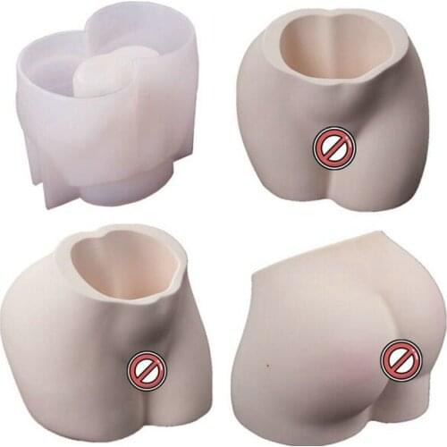 DIY resin crystal gutta percha Model ass Vase pen holder Art mirror silicone mold