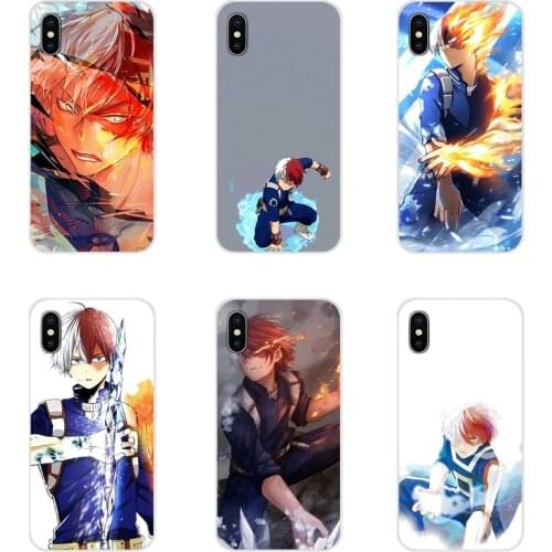 Silicone Phone Skin Cover For Huawei Y5 Y6 Y7 Y9 Prime Pro GR3 GR5 2017 2018 2019 Y3II Y5II Y6II My hero Academy Todoroki Shouto