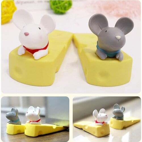 Cute Pet Door Stopper Doorstop Door Wedges Cartoon Doors Stop Strong Grip Non Slip Stopper Holder Safety Guard CLH@8
