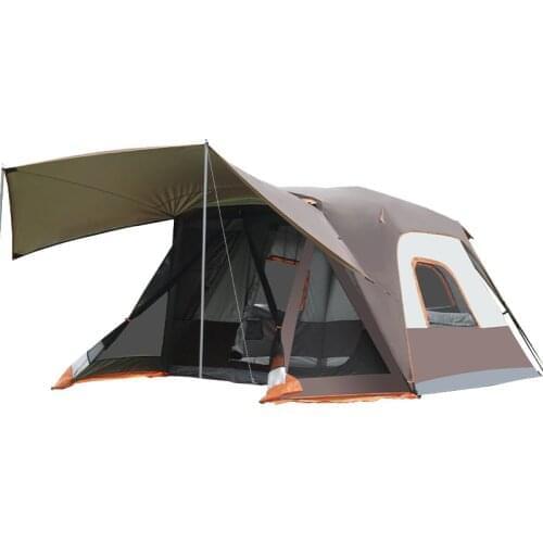 New Easy-To-Put-Up Tent 3-4 People Outside The Household Automatic Thickened Water Resistant Camping Family Travel Tent