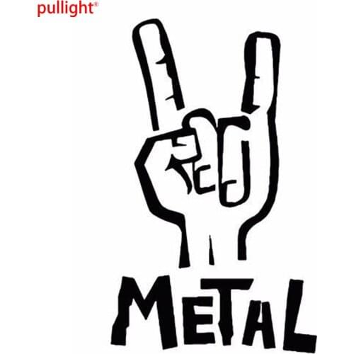 Heavy Metal Sticker Vinyl Decal Electric Bass Guitar Rock Personality Car Sticker Accessories