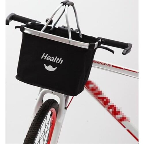 Bicycle Basket Portable Bike Bag Pet Carrier Pouch Foldable Cycling Front Bags Aluminum Handlebar Pannier Cycle Carryings Holder