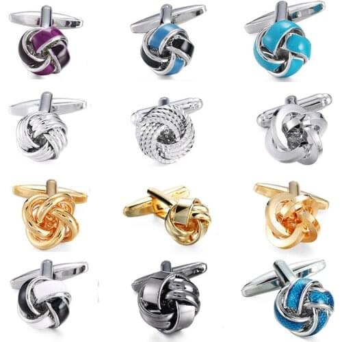 Top grade mens shirt cuff button new personality fashion brand jewelry 18 rotary bending cuff links, 1 double free delivery
