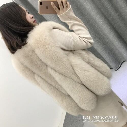 2020 New Natural Fox Fur Long Vest Women 100% Luxury Fluffy Real Fox Fur Overcoat Outwear Female Warm Waistcoat LX2332
