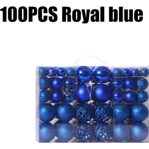 100pcs Red Gold Christmas Ball 3cm/4cm/6cm Matte Mirror Glitter Glaze Base Ball for Christmas Tree Decorations Drop Oranment