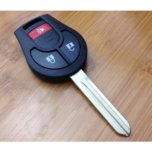 3 Buttons Replacement Remote Key Shell Case For Nissan Sunny March Tiida Keyless Entry Fob Key Cover