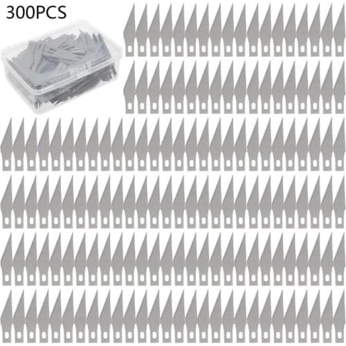 300PCS 11# Blades For X-acto Exacto Tool SK5 Graver Hobby Style Multi Craft Handle Scalpel DIY Cutting Tool