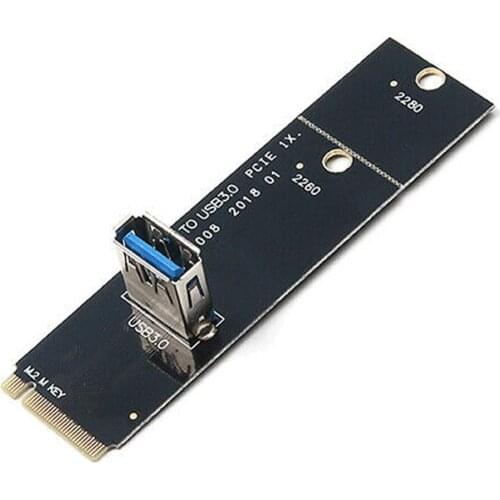 NGFF M.2 to USB3.0 Converter Adapter Graphic card Extender Card M.2 NGFF to PCI-E X16 Slot Transfer Card Mining m2 Riser Card