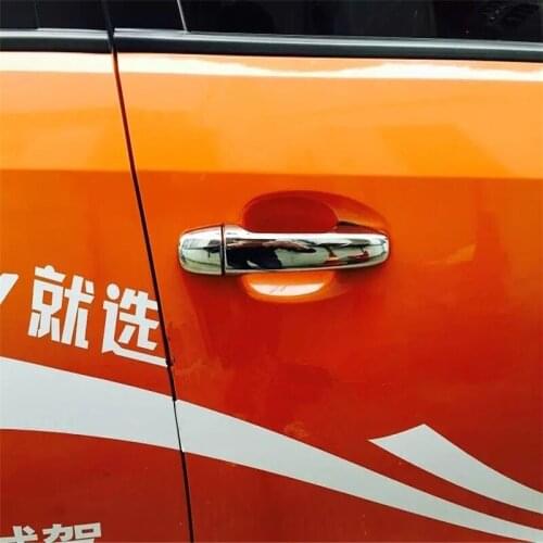 Car auto sedan cover styling For Subaru Outback 2014 2015 2016 2017 ABS chrome door handle handrail doorknob accessories trim