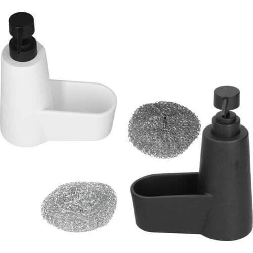 Touchless Sanitizer Soap Dispenser Dishwashing Liquid Hand Soap Pump with A Steel Ball for Bathroom and Kitchen Sink Dispenser