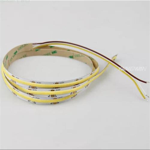 Free Shipping Hot Selling High CRI cct tunable dual white two color changeable cob led strip 14W 608LED each meter 5m/roll