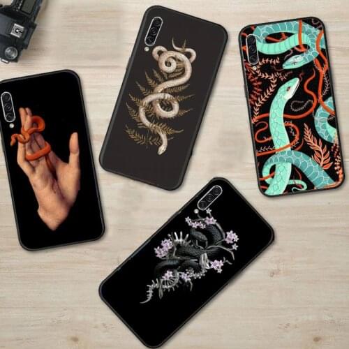 Snake Animal Horror color Phone Case For Samsung S6 S7 edge S8 S9 S10 e plus A10 A50 A70 note8 J7 2017