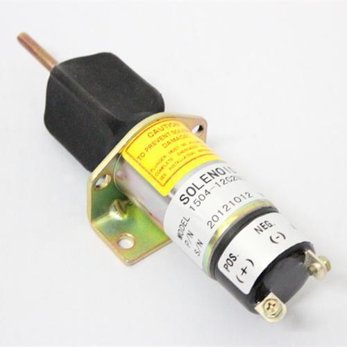 Diesel Stop Solenoid 1504-12C2U1B1S1 Fit for Kubota DF-750 Choke Solenoid with 2 Terminals