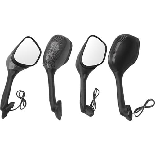 For SUZUKI GSXR 600 750 2006-2015 /GSXR 1000 2005-2015 K5 K6 K7 K8 K9 2010 2011 Rearview Side Mirrors w/ LED Signal Light Lamp