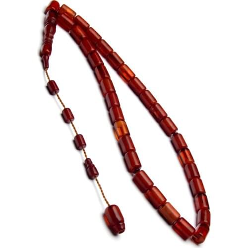 Islamic Tasbih Muslim Rosary Beads 33 Prayer Rosary For Men Bracelet For Men Accessory amber oltu amber stone Handmade Turkey
