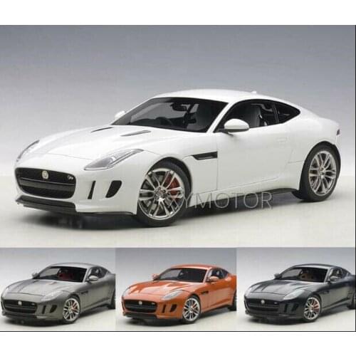New 1:18 AUTOart For JAGUAR F-TYPE R COUPE 2015 Diecast Car Model Kids Gift Collection Ornament White Metal,Plastic,Rubber