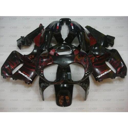 CBR 893 93 Abs Fairing for Honda Cbr893RR 1992 - 1993 Black Red Frame Fairings CBR 893 1992 Fairing Kits