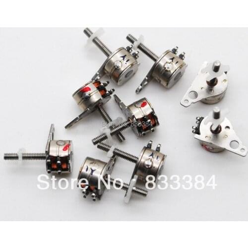 Wholesale 20PCS New Japan Sanyo 4 Wire 2 Phase Mimi stepper motor 6x4.5mm Good quality free shipping