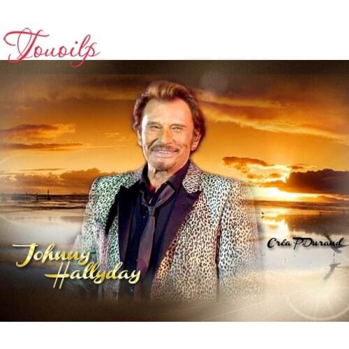 Full diy 5d Johnny Hallyday Diamond Painting Cross Stitch Kits 5D Diamond Embroidery Needlework Home Decoration Diamond Mosaic