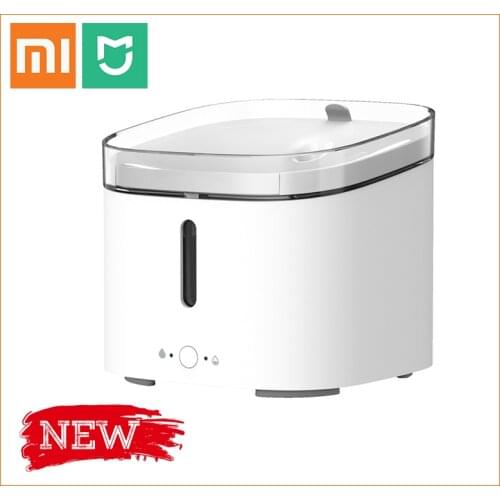 New Xiaomi Smart Pet Water Dispenser 2L Kitten Puppy Pet Cat Automatic silent Water Dispenser Living Water Work With Mijia APP