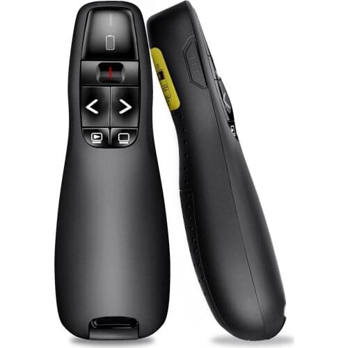 USB Wireless Presenter Presentation Clicker Red Laser Pointer 2.4 GHz PowerPoint Slideshow Control