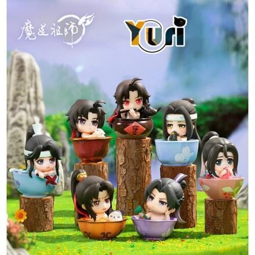 Grandmaster of Demonic Cultivation Wei Wuxian Wangji Ning Ling Sizhui Jiang Cheng PVC Figure Doll Toy MDZS A Set 7pcs QC Sa