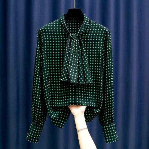 Блузки в горошек VAHAMAS China At AliExpress