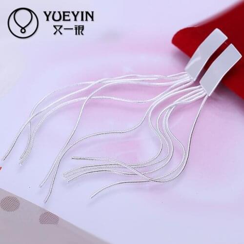 Wholesale Retail women silver plated stud earrings wedding party jewelry anting-anting ornaments brincos