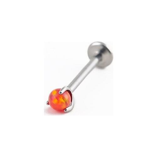 16G Implant Grade Titanium ASTM F136 Internal Thread Labret Ear Cartilage Tragus Piercing Body Jewelry
