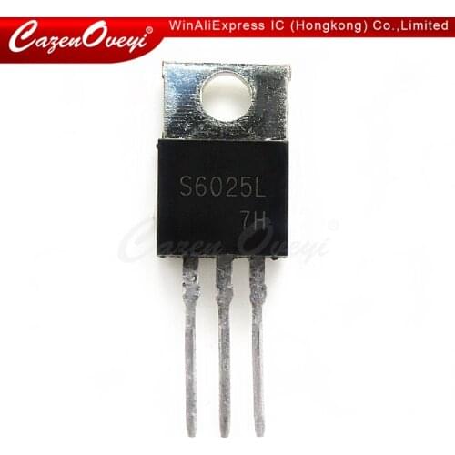 5pcs/lot S6025L S6025 TO-220 25A 600V In Stock