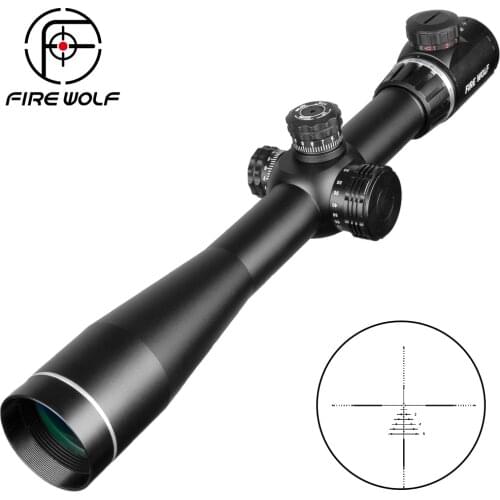 6-24X40 Hunting Tactics Adjustable Red Green Cross Hunting Riflescopes Glass Reticle Turrets Lock Reset Scope