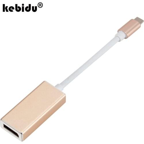 Kebidu 4K Type C to Display Port Adapter USB C to DP Cable USB 3.1 USB C to DisplayPort UHD 1080P for ChromeBook Macbook Pro