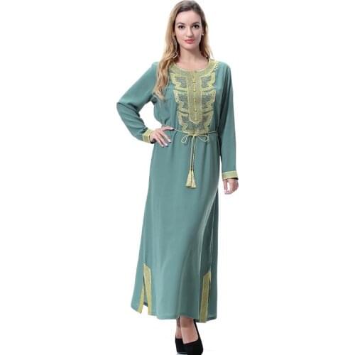 Vestido arabic islamic dress robe musulmane morocco hijab womens galabiyat dresses long abaya muslim fashion moroccan caftan