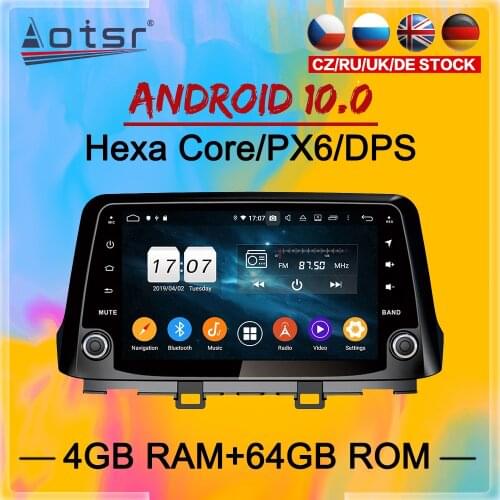 2Din IPS Android 10 DSP Car Multimedia Player For Hyundai Encino Kona 2017 2018 2019 GPS Navigation Audio Radio stereo head unit