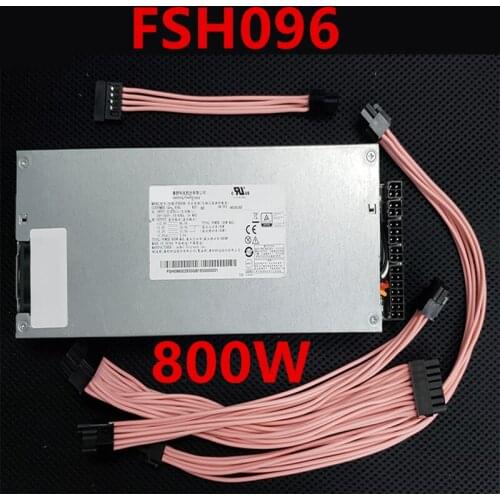 Almost New Original PSU For Acbel Full Modular Big 1U M69 800W Power Supply FSH096