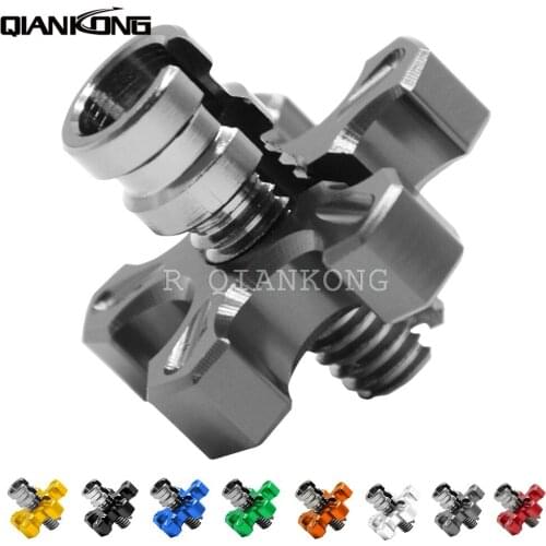 FOR Honda VTR 1000 SP-1 NC700X ABS V CBR 600 RR CBR 600 F M8&M10*1.25 Universal Motor CNC Aluminum Clutch Cable Wire Adjuster
