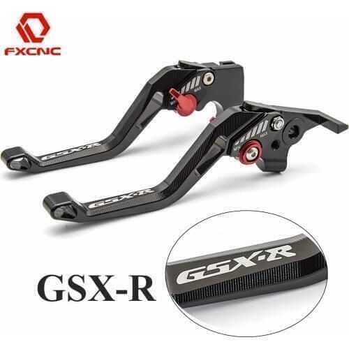 For Suzuki GSXR GSX-R 600 750 GSXR600 2011-2020 2021 Motorcycle Adjustable Brake Clutch Lever Hand Grip Set GSXR1000 2009-2021
