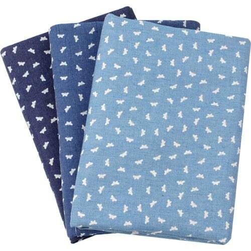 High Quality Denim Fabric Light And Breathable Thin Cotton Denim Fabric For Jeans T-Shirt Dress And Bags 50*150cm/Pc